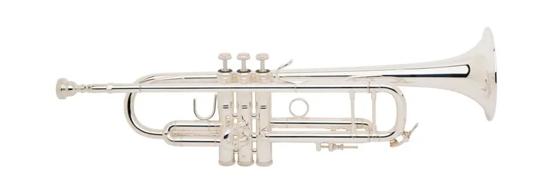 Bach Stradivarius 180ML43 Bb Trumpet - Silverplate 1 Bach Stradivarius 180ML43 Bb Trumpet - Silverplate