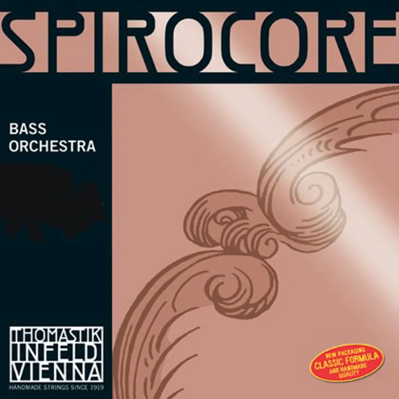 Spirocore Chrome Wound Double Bass D String - 3/4 Size Weak 1 Spirocore Chrome Wound Double Bass D String - 3/4 Size Weak