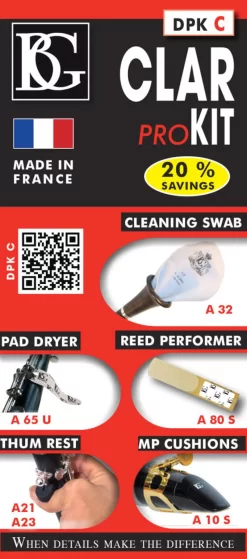 BG DPKC Clarinet Pro Kit