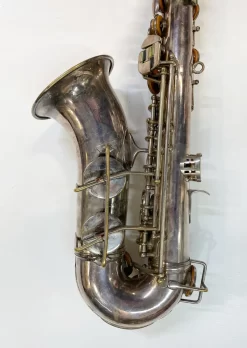 Vintage Boosey And Hawkes Imperial Alto Saxophone - Silverplated -Musical Instruments Sale IMPERIAL ALTO 2
