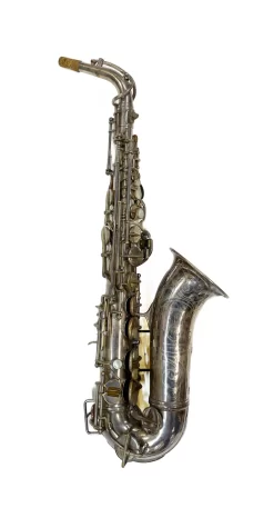 Vintage Boosey And Hawkes Imperial Alto Saxophone - Silverplated