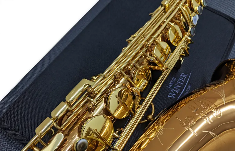 Hanson LX Alto Saxophone Yellow Brass With Deep Gold Lacquer 4 Hanson LX Alto Saxophone Yellow Brass With Deep Gold Lacquer - Image 4