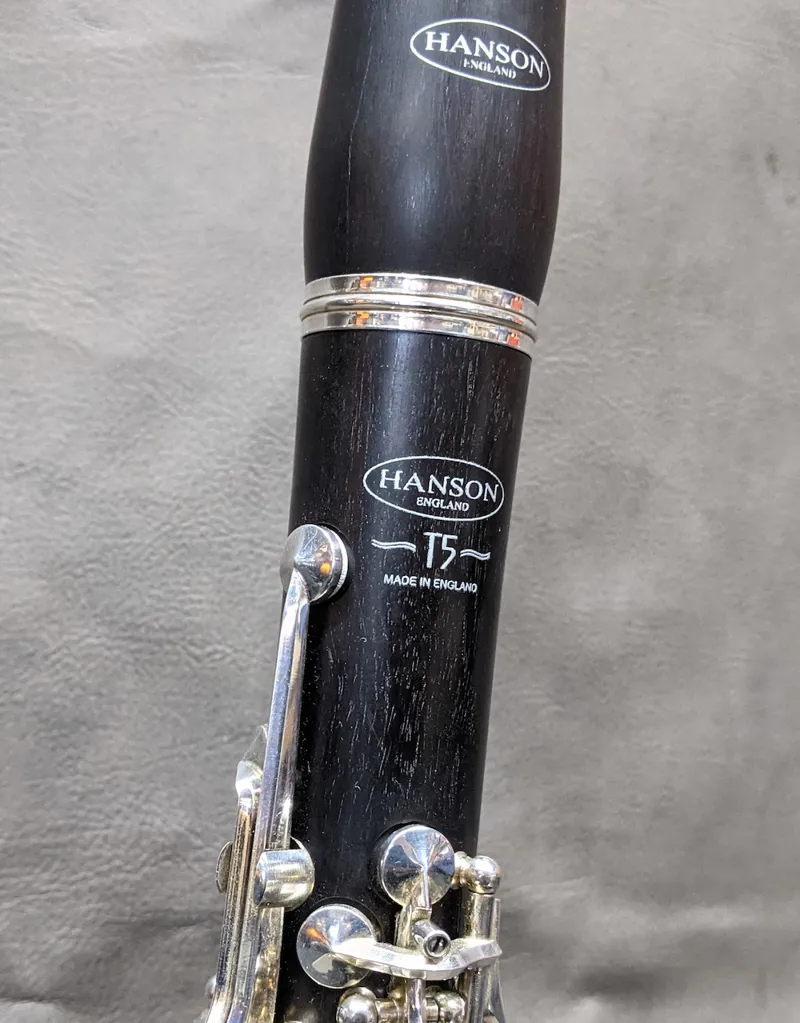 Secondhand Hanson T5 Grenadilla Bb Clarinet 4 Secondhand Hanson T5 Grenadilla Bb Clarinet - Image 4