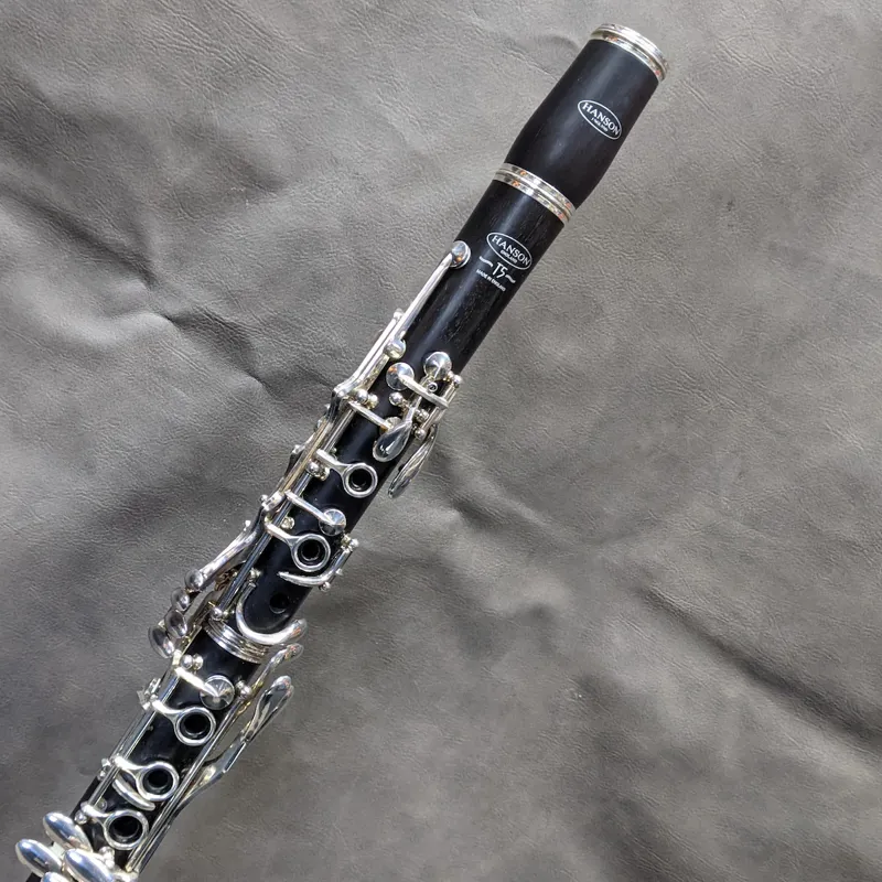 Secondhand Hanson T5 Grenadilla Bb Clarinet 5 Secondhand Hanson T5 Grenadilla Bb Clarinet - Image 5