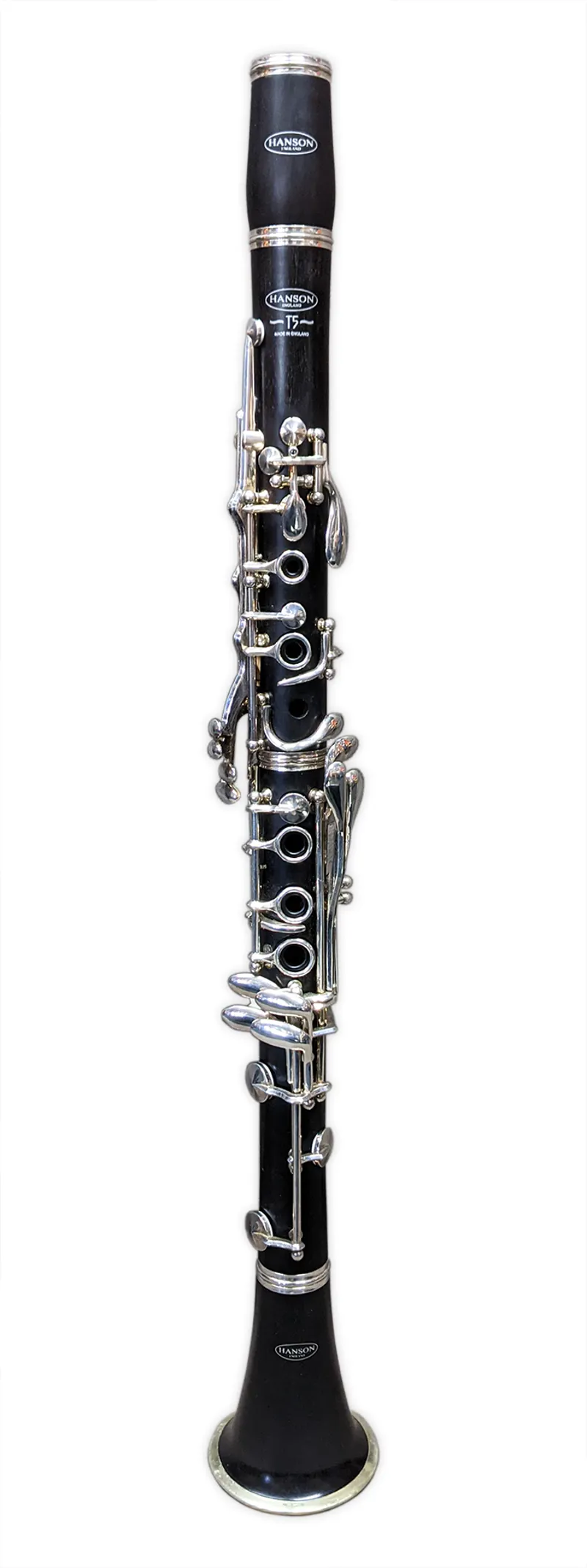 Secondhand Hanson T5 Grenadilla Bb Clarinet 1 Secondhand Hanson T5 Grenadilla Bb Clarinet
