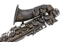 Hanson Series V Alto Saxophone Hand Rubbed Raw Brass