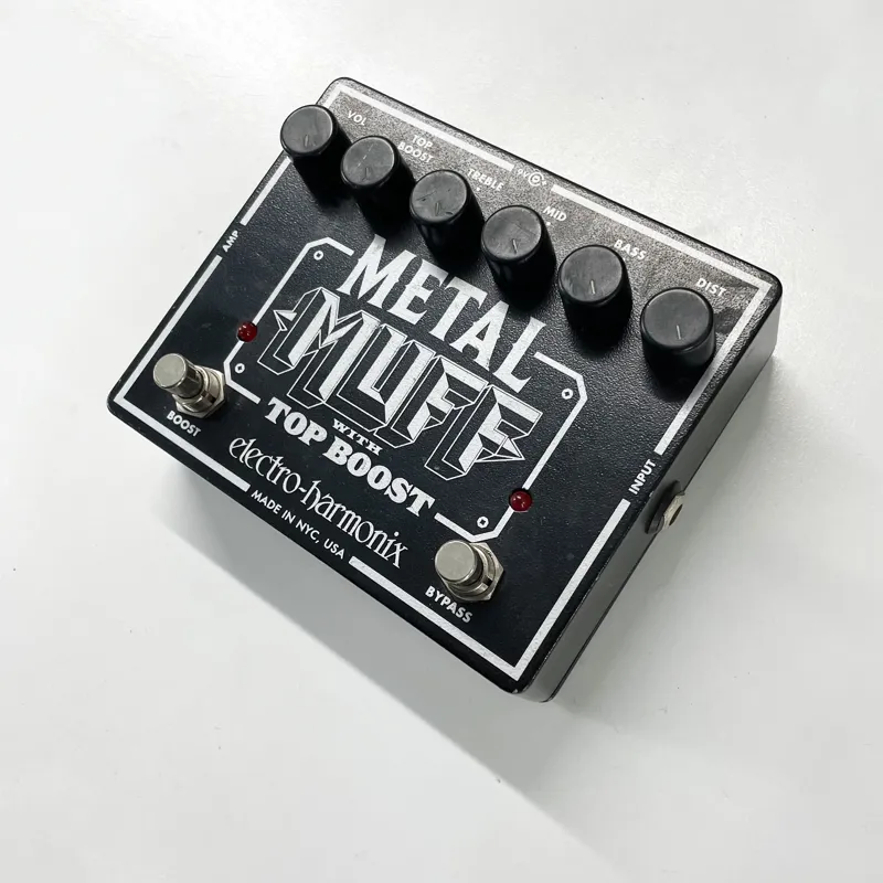 Electro Harmonix Metal Muff With Top Boost Guitar Pedal 2 Electro Harmonix Metal Muff With Top Boost Guitar Pedal - Image 2