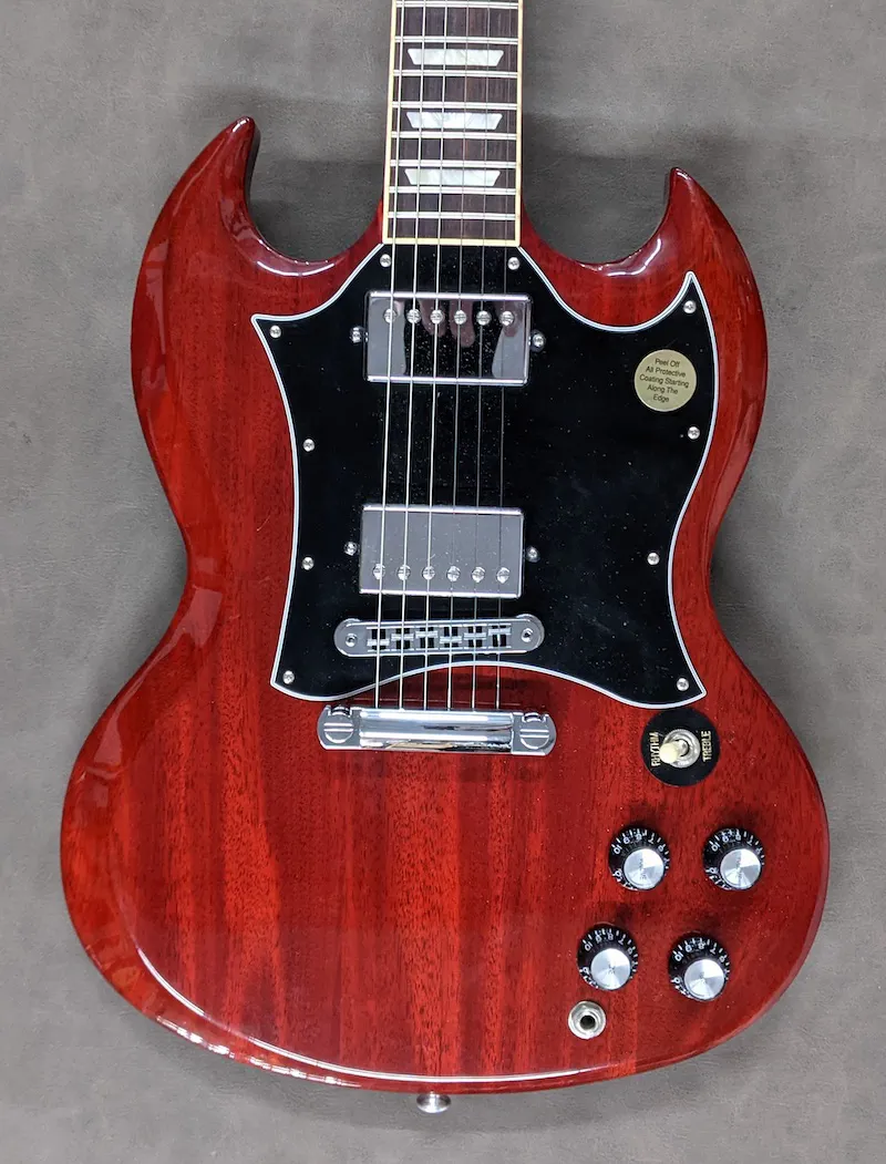 Secondhand Gibson SG 2016 Electric Guitar - Heritage Cherry 2 Secondhand Gibson SG 2016 Electric Guitar - Heritage Cherry - Image 2