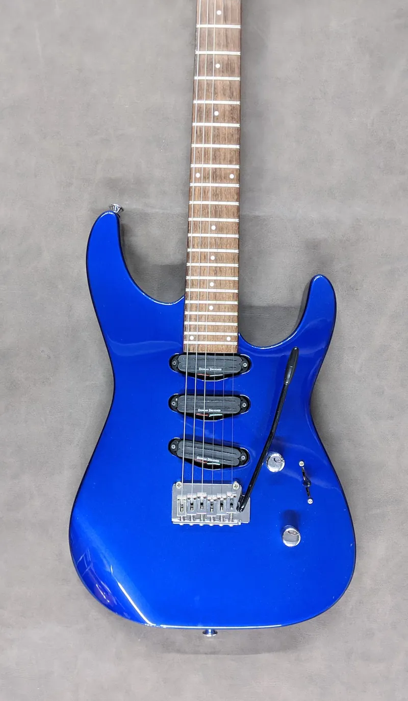 Secondhand Jackson Electric Guitar - Blue 2 Secondhand Jackson Electric Guitar - Blue - Image 2