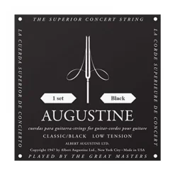 Augustine Black Label Classical Guitar String Set