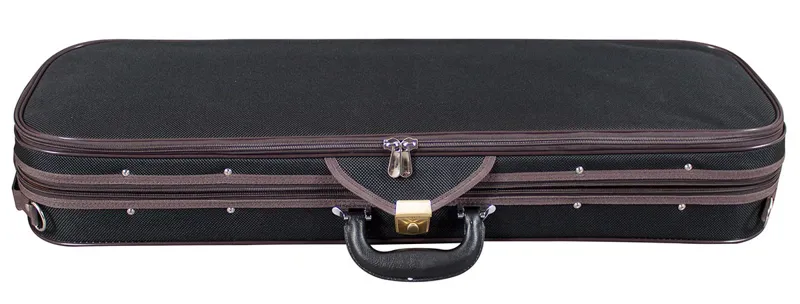 Hidersine Pianura Oblong Violin Case Black - 4/4 Size 2 Hidersine Pianura Oblong Violin Case Black - 4/4 Size - Image 2