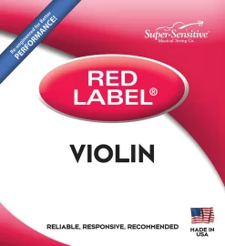 SuperSensitive Red Label Violin String Set - 3/4 Size