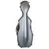 Hidersine Violin Case Polycarbonate Gourd Brushed Silver
