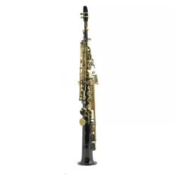 John Packer JP043 Soprano Saxophone - Black With Gold Keys