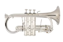 John Packer JP176 Eb Soprano Cornet - Silverplate