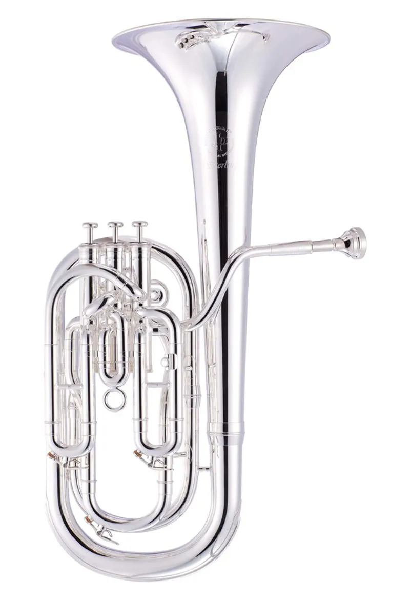 John Packer JP373 Sterling Baritone Horn - Silverplate 1 John Packer JP373 Sterling Baritone Horn - Silverplate