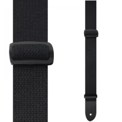 Perri 6897 Cotton Ukulele Strap - Black