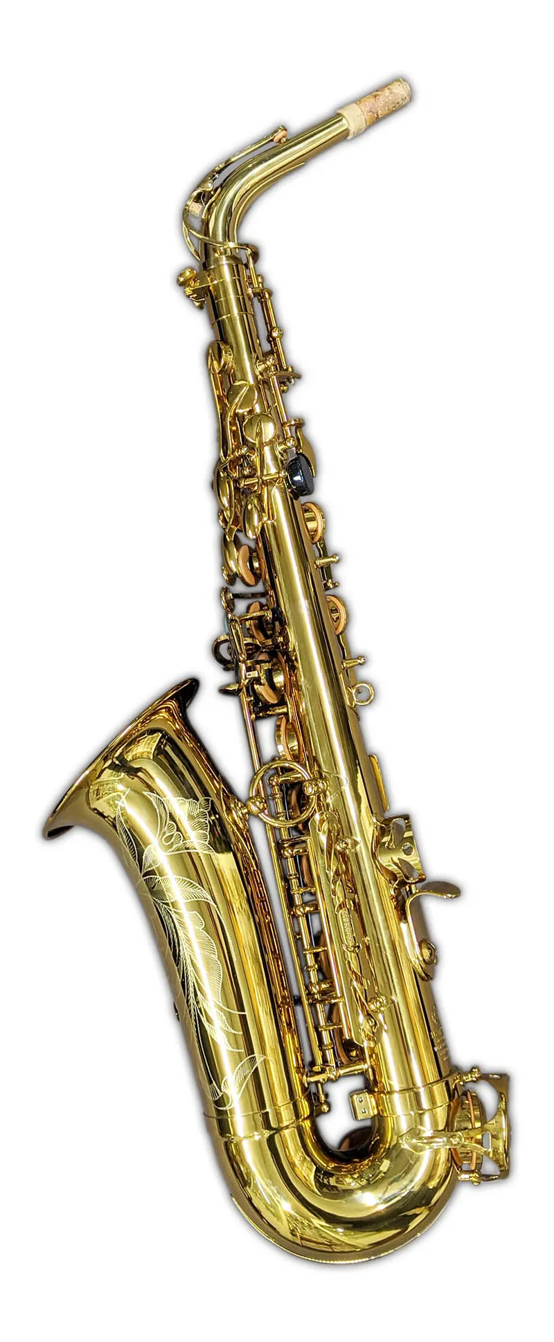 Hanson LX Alto Saxophone Yellow Brass With Deep Gold Lacquer 2 Hanson LX Alto Saxophone Yellow Brass With Deep Gold Lacquer - Image 2