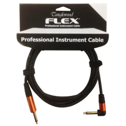 Tanglewood FX6-A 6 Metre Rubber Angled Jack Cable