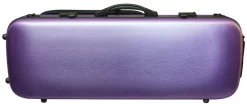 Hidersine Polycarbonate Oblong Viola Case - Brushed Purple