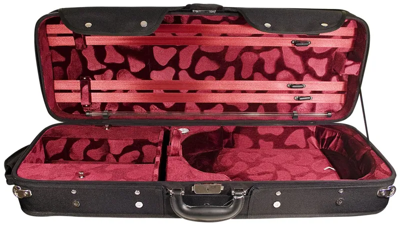 Hidersine VLA104 Luxury Oblong Viola Case - 15 - 16.5 Inch 1 Hidersine VLA104 Luxury Oblong Viola Case - 15 - 16.5 Inch
