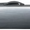 Hidersine Polycarbonate Oblong Violin Case - Brushed Silver