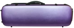 Hidersine Polycarbonate Oblong Violin Case - Brushed Purple