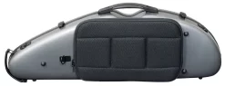 Hidersine Polycarbonate Halfmoon Violin Case - Carbon Fibre Effect -Musical Instruments Sale vnpc2bg 2