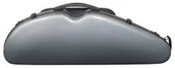 Hidersine Polycarbonate Halfmoon Violin Case - Carbon Fibre Effect