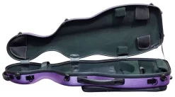 Hidersine Polycarbonate Gourd Violin Case - Brushed Purple 5 Hidersine Polycarbonate Gourd Violin Case - Brushed Purple -Musical Instruments Sale vnpc3pr 2