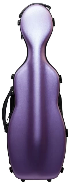 Hidersine Polycarbonate Gourd Violin Case - Brushed Purple