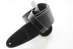 Whitestone And Willow Elite Series Guitar Strap - Distressed Black